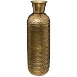 Atmosphera - vase night m�tal dor� h45cm cr�ateur d'int�rieur