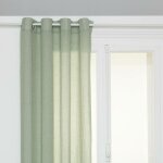 Voilage paxta 135x240cm vert c�ladon atmosphera cr�ateur d'int�rieur