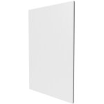 Atole - porte en blanc pour bac encastré 2x13 modules - finition saillie - h. hors - tout 860 mm Atole - porte en blanc pour bac encastré 2x13 modules - finition saillie - h. hors - tout 860 mm
