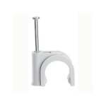 Attache pontet - legrand fixfor - pour c�ble rond - 22 mm - gris