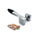 Attendrisseur de viande en m�tal - prise en main durable et confortable - double face - marteau � viande ...