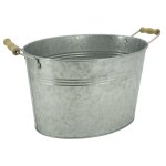 Bassine en acier galvanisé vintage Bassine en acier galvanisé vintage
