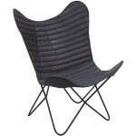 Aubry gaspard - fauteuil butterfly en cuir Aubry gaspard - fauteuil butterfly en cuir