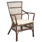 Aubry gaspard - fauteuil en rotin