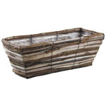 Jardini�re osier et bois 40cm