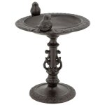 Mangeoire - bain  oiseaux en fonte petit modle