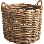 Maxi cache pot tress en rotin poelet taille 1