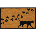 Aubry gaspard - paillasson coco intérieur extérieur 75 x 45 cm empreintes de chat Aubry gaspard - paillasson coco intérieur extérieur 75 x 45 cm empreintes de chat