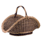 Aubry gaspard - panier � b�ches en osier buff et brut