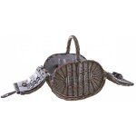 Panier pique - nique 2 personnes osier gris
