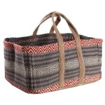 Aubry gaspard - sac à bûches en toile de jute épaisse pampa Aubry gaspard - sac à bûches en toile de jute épaisse pampa