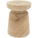 Tabouret en bois paulownia bouchon naturel