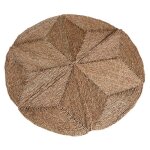 Aubry gaspard - tapis rond en jonc kaate diamtre 120cm