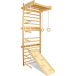 Espalier en bois mur d'escalade mur d'escalade fitness mur de gymnastique avec accessoires de montage, ...