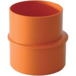 Augmentation en pvc rouge 40 x 125 mm accessoire raccord de raccordement pour descente de descente