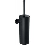 Jamais utilis�]auralum noir brosse de toilette avec porte - balai wc mural pour salle de bains en acier ...