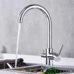 Auralum max - auralum robinet cuisine 3 voies chrom pivotant  360, mitigeur d'evier filtre  eau en ...