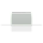 Noirot ? panneau rayonnant horizontal 500w blanc ? acier renforc� ? lumi�re d'ambiance int�gr�e ? efficacit� ...