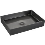 Swiss aqua technologies - aurum vasque � poser en acier inoxydable 304, 55x38x11cm sans trop - plein ...