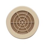 Grille fixe ronde � clipser avec moustiquaire �100mm ? plastique renforc� uv ? installation rapide sur ...