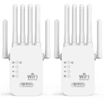 Autrucker lot de 2 r�p�teurs wi - fi puissants, amplificateur de signal wi - fi sans fil, 1 200 m, r�gul� ...