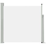 Auvent paravent store brise - vue lat�ral r�tractable de patio jardin terrasse balcon protection visuelle ...