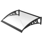 Auvent en polycarbonate alv�olaire neutre effe