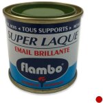 Avel - peinture super laque brillante flambo, 50 ml rouge vif