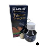 Teinture francaise cuir liquide saphir, 50 ml noir