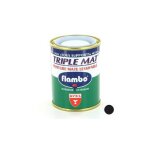 Peinture triple mat flambo, 100 ml noir mat