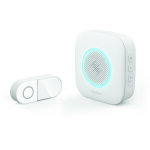 Carillon avec flash lumineux sans fil avec pile port�e 200 m�tres avidsen sona - 102507