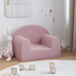 Canap� pour enfants rose peluche douce