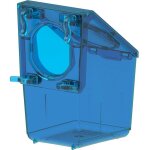 Mangeoire  pigeons 1 compartiment int / ext bleu