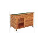Niche bois toit plat taille l