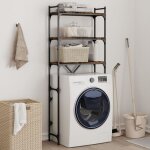 Avimac - tagre de lave - linge chne fum 67x25x163 cm bois d'ingnierie