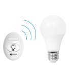Avm amplicall 6 bouton sonnette blanc avec ampoule led