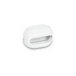 Connexion pour chainette  boule recoupe 4mm - lot de 4 - blanche