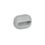 Connexion pour chainette  boule recoupe 4mm - lot de 4 - grise