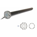 Moteur volet filaire secours avosdim 45 50nm + adaptations axe zf54