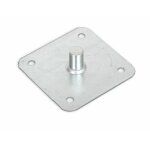 Plaque pivot avec t�ton 75x75