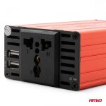 Awelco - convertisseur de tension 12v / 220v 300w / 600w 2xusb pi03 amio - 02470