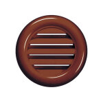 Brown ronde porte de menuiserie porte d'aération grille de bois mobilier 40mm Brown ronde porte de menuiserie porte d'aération grille de bois mobilier 40mm