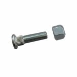 Axe de roue knott m10 l35 plat 17 ? fixation robuste pour remorque
