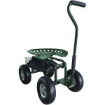 Ag22 siège de jardin sur roues en vert tabouret pour jardinier avec bac de rangement chariot pour le ... Ag22 siège de jardin sur roues en vert tabouret pour jardinier avec bac de rangement chariot pour le ...