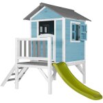 Maison enfant beach lodge xl en bleu avec toboggan en vert clair maison de jeux en bois ffc pour les ... Maison enfant beach lodge xl en bleu avec toboggan en vert clair maison de jeux en bois ffc pour les ...