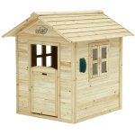 Noa maison enfant en bois fsc maison de jeux pour l'extrieur / jardin en marron & vert maisonnette / ...