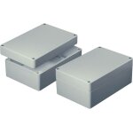 Botier universel axxatronic as082 aluminium gris (ral 7032) 120 x 80 x 60 1 pc(s)