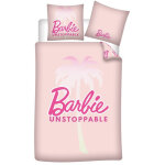 Parure de lit rversible barbie - rose - 140 cm x 200 cm