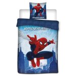 Parure de lit rversible spiderman et sa toile d'araigne - 140 cm x 200 cm