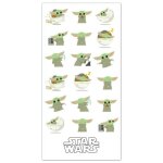 Serviette de plage bb yoda alias grogu mandalorian - 70 cm x 140 cm